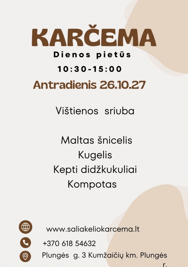 Dienos pietūs 10.27
